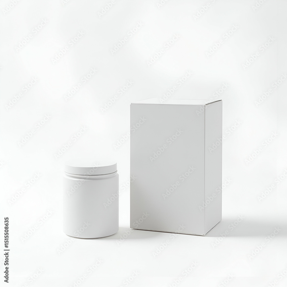 Aufkleber isolated product mockup on white background with clean edges and subtle shadows for e-commerce templ