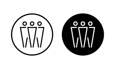 People icon vector illustration. person sign and symbol. User Icon vector