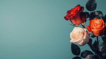 Timelapse style image of rose bouquet being assembled over time, metaphor for growing cherish