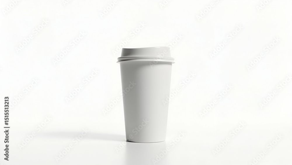 Poster professional image of a realistic drink container on white background - ideal for beverage e-commerc