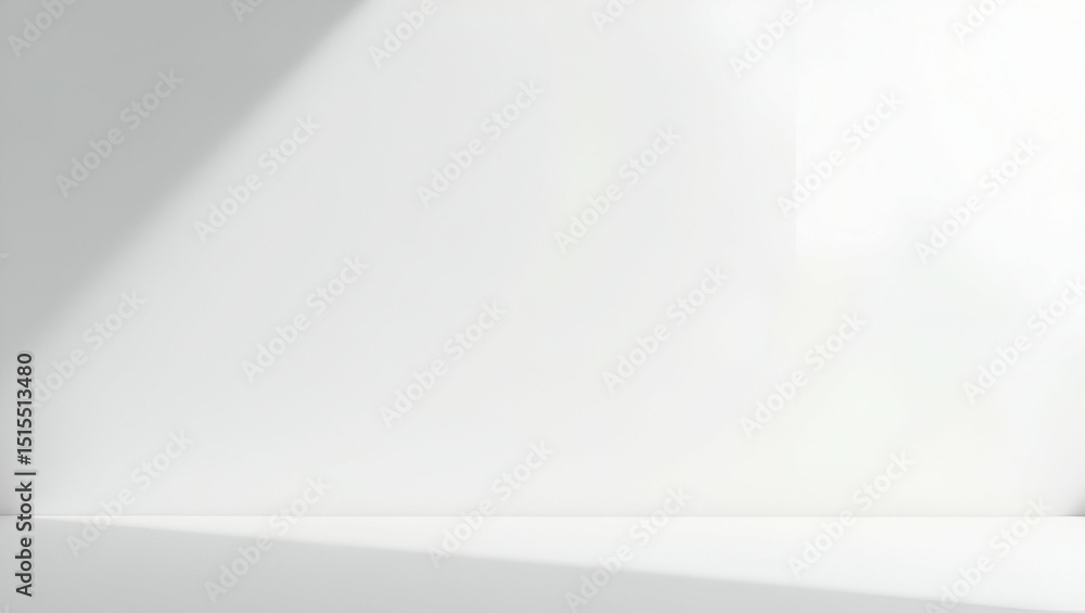 Poster minimal ecommerce theme photograph presenting a product in simple white setting with soft ambient li