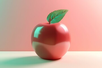 apple in glass