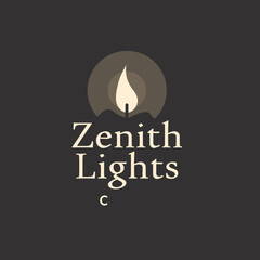 CANDLE LOGO 03 ,  logo design, minimalist logo, unique logo, logo maker, creative logo, brand identity	