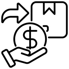 Spending Outline Icon