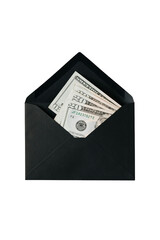 dinero sobre fondo transparente