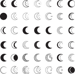 Celestial Festival Moon Icons