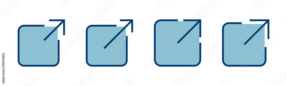 Poster link icon vector isolated on white background. link vector icon. external link symbol vector icon. h