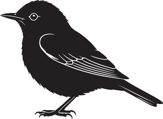 Booted Warbler Silhouettes Vector Pack