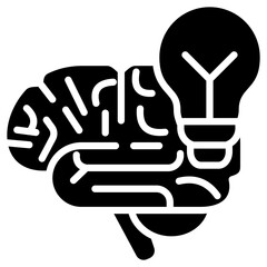 Intelligence Glyph Icon