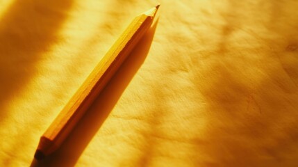 A Pencil and Golden Light.