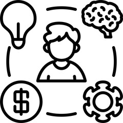 Business Model Vector Icon