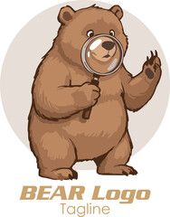 Modern professional grizzly bear logo for a sport team
Bear head outline silhouette cut out vector sticker with Simple Geometric Design of Bear Head and Bear head mascot vector for emblem design Masco