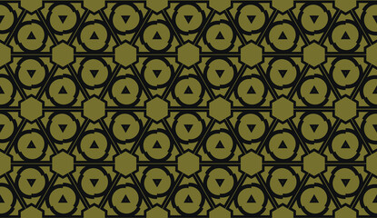 Curved line in triangles style. Vector illustration. CFor interior wallpaper, smart design, fashion print.