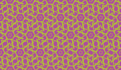 Template with geometric pattern. Vector Seamless illustration. Triangles style.