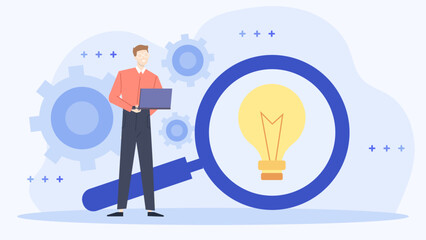 Creative concept of innovation and problemsolving. Ideal for technology blogs, business articles, and educational materials on brainstorming and creativity.