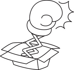 
Outline of April Fool's day content. COloring pages of April fool illustrations.
