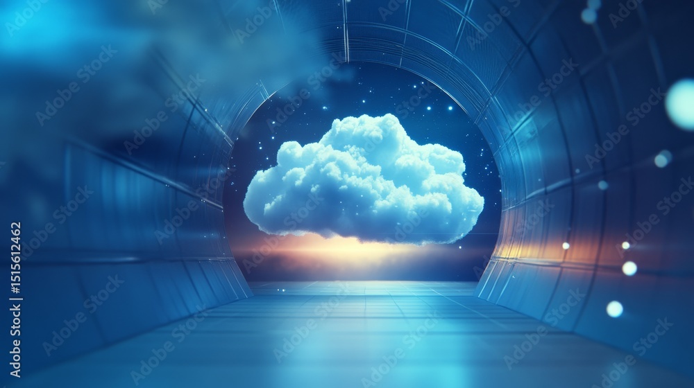 Poster delve into the intricacies of cloud computing a comprehensive guide for businesses in a digital land