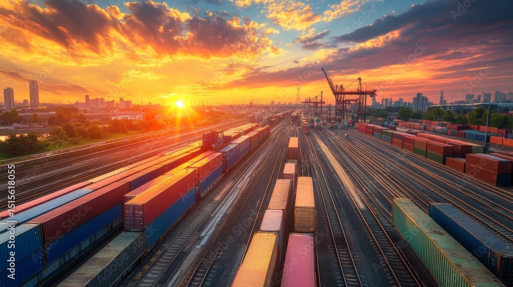 Poster optimizing intermodal transport logistics with container loading strategies global shipping hubs com