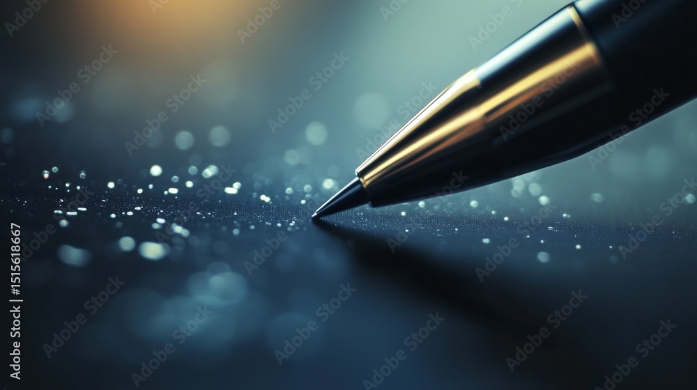 Poster creating digital art macro view of a stylus pen on a tablet modern workspace close-up photography ar