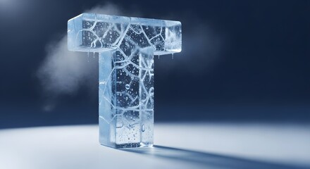 Frozen Letter T: A Crystalline Alphabet