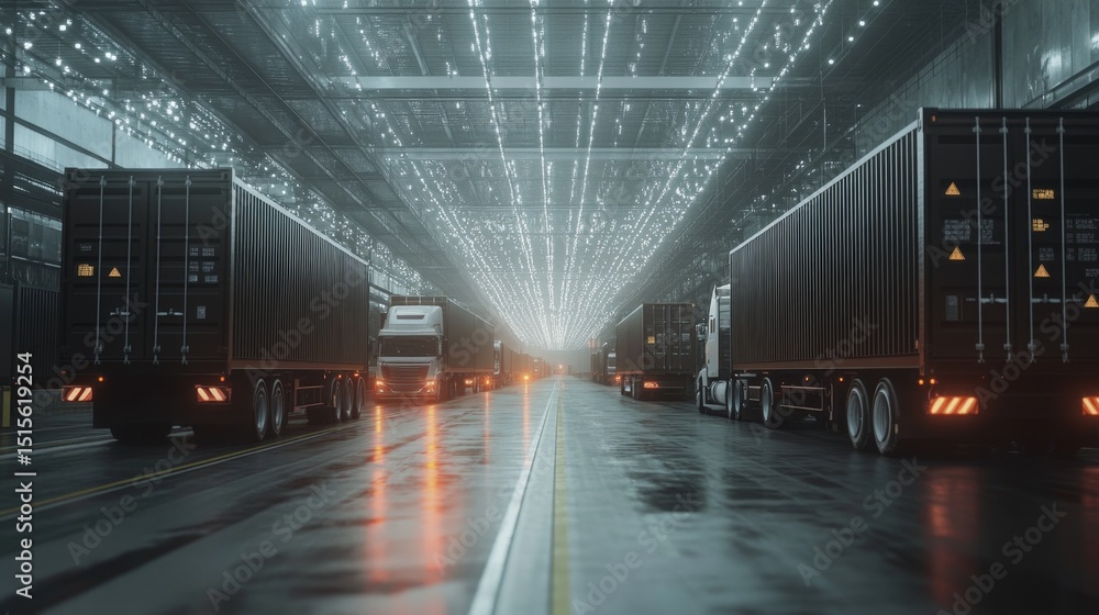 Poster enhancing networked logistics infrastructure integration for smart transportation solutions in urban