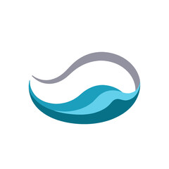 Abstract-Wave-Logo-Design-Blue-Grey-Water-Symbol