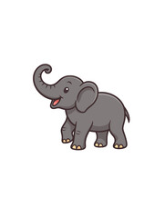 elephant cartoon illustration
