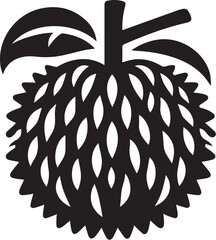 Obraz premium Simple marang fruit vector illustration
