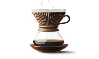 Realistic and artistic illustrations of coffee beans, brewing equipment, coffee cups, baristas, coffee farms, roasting processes, and café scenes
