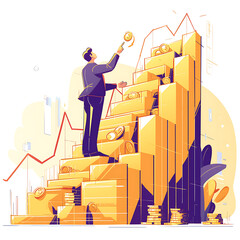 Shiny Gold Bars and Coins: Luxury, Wealth, and Investment Symbolism