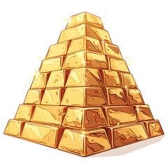 Shiny Gold Bars and Coins: Luxury, Wealth, and Investment Symbolism