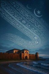 Fort Marlborough Beneath Basurek Batik Aurora: Bengkulu’s Heritage in Visual Harmony
