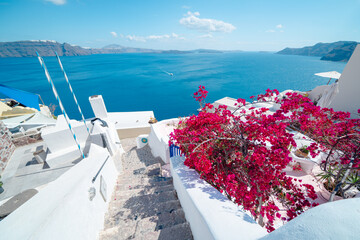 ギリシャのサントリーニ島の風景