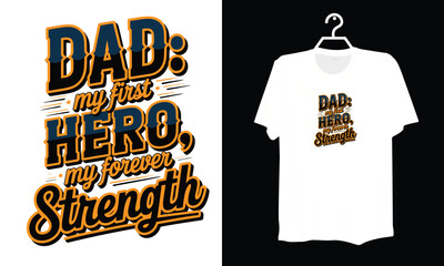 Motivational Dad Saying Vector Illustration Perfect for Father’s Day Projects

