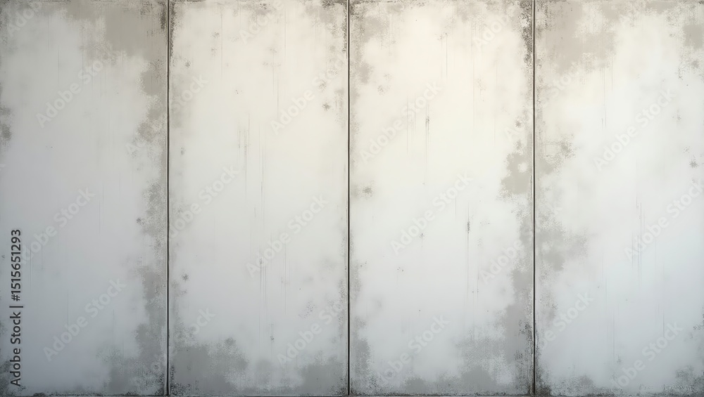 Poster grungy concrete wall texture with four panels for background use