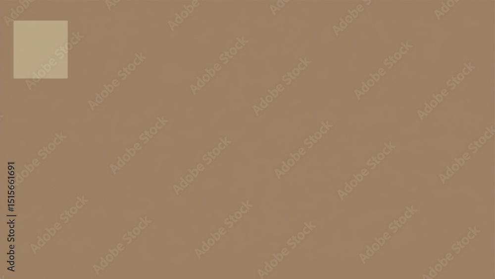 Poster solid tan background with square accent for simple design projects