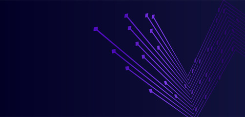 Abstract circuit board design on a blue background - great for design inspiration