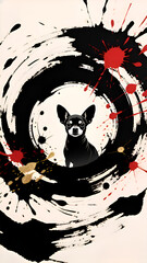 Abstract Chihuahua Design 002