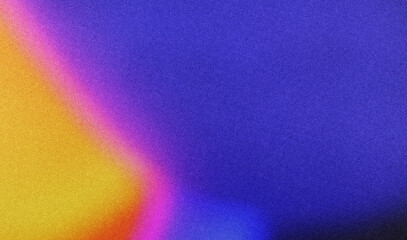 Abstract color palette, holographic blurred grainy gradient banner background texture. Colorful multicolor grain soft noise effect pattern.