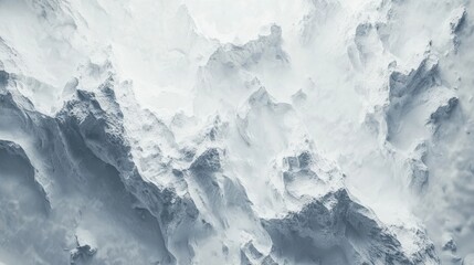 Abstract Mountainous Landscape: A Serene Grey Vista