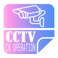 sticker Gradient icon