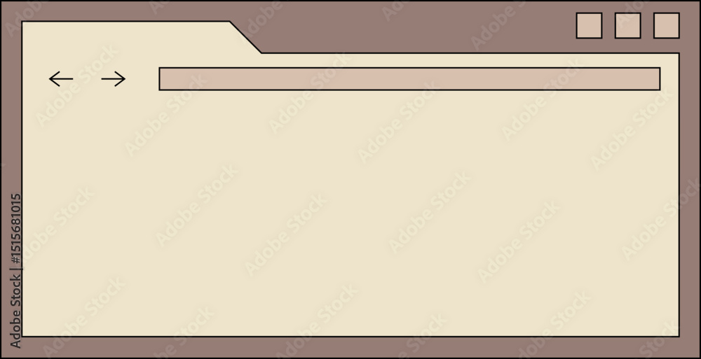 Poster browser page ui element