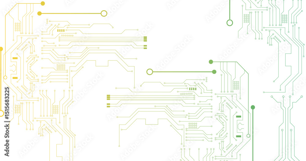 Poster technology background with hi-tech digital data connection system and computer electronic design. ve