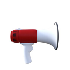 megaphone on white background
