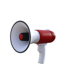 megaphone on white background