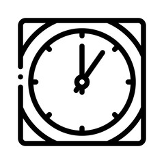 clock line icon