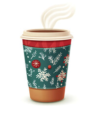 Elegant Christmas and New Year designs with festive ornaments