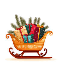 Elegant Christmas and New Year designs with festive ornaments