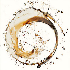 Realistic and artistic illustrations of coffee beans, brewing equipment, coffee cups, baristas, coffee farms, roasting processes, and café scenes