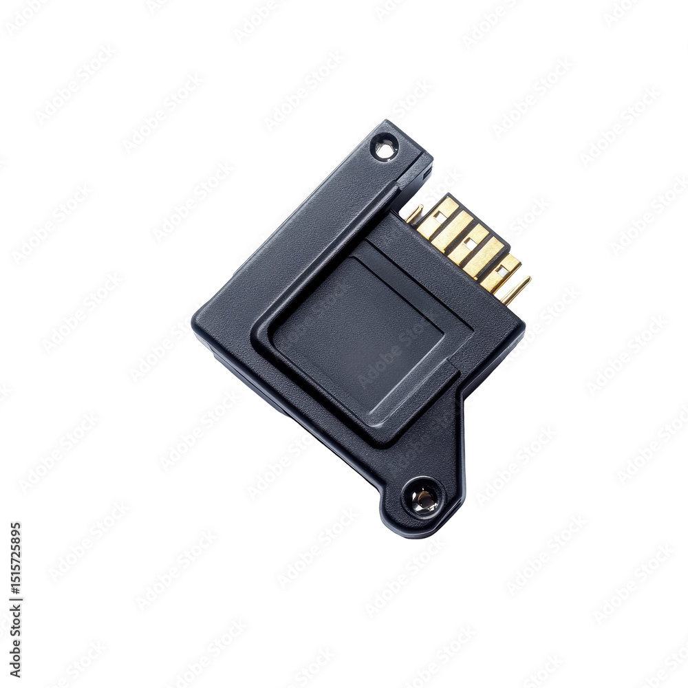 Poster vga connector isolated on a transparent background suitable for digital connection needs, vga connec